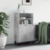 Visoka komoda siva betona 60x36x110 cm od konstruiranog drva