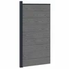 Panel ograde WPC i aluminij Siva