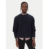 Tommy Jeans Pulover Flag DM0DM23614 Mornarsko modra Relaxed Fit