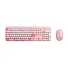 Combo mis i tastatura Coteci 84021 pink
