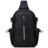 Torba preko ramena s USB punjenjem LE-25625 - Crna KP25625