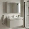 HANAH HOME Kupatilski ormarić sa umivaonikom i ogledalom (2 komada) Arno 100 764