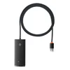 Baseus hub USB 3.0 4xTipA TipC 1m črn WKQX030101