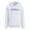 Jack & Jones Junior Majica JJTOM temno modra/rjasto rdeča/pegasto bela