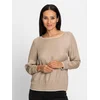 heine Bluza svetlo rjava/bela