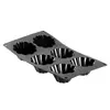 de Buyer Pekač 1964.01 MoulFlex, brioche mold, silicone, 6 pcs, non-stick, diameter 8 cm, height 3.5 cm