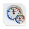 Duwi Notranji analogni termometer s higrometrom, bel, 7,5 cm, 1 kos