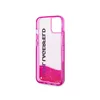 KARL LAGERFELD Maska za iPhone 14 Glitter Elong roze