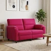 Vidaxl Kavč Vinorodna rdeča 174 x 85 x 93 cm Žamet
