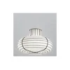 SIRU - Luster na sajli CHAPEAU 2xE14/40W/230V hrom/bela venecijansko staklo