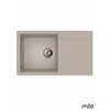 Milo Granitna sudopera Retto, o90, 78x46cm, Pure sand