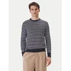 TOMMY HILFIGER Pulover ESSENTIAL mornarska/bela