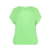 KAFFE CURVE Bluza Ami neonsko zelena