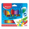 VOŠTANE BOJICE MAPED COLOR`PEPS PLASTIC CLEAN 1/18