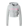 Ed Hardy Jopa na zadrgo temno modra/pegasto siva/temno oranžna/roza