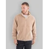 Hurley Comfort Polar Fleece 3/4 Zip Half-Zip Fleece bone