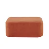 SONNENH Tabure, žamet, oranžna, 96 x 69 x 45 cm, za sedežni prostor