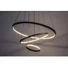 Rabalux Visilica sa daljinskim Beliza, 3 prstena, LED 95W, 3000-6500K, 60cm, Crna