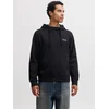 JACK & JONES Majica JJEARCHIVE črna / bela