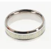 Prstan Punk Gothic - SSR-R183 grey and white