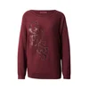 GUESS Pulover ESMERALDA bordo / srebrna