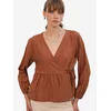 Bigdart Bluza Blusen karamel
