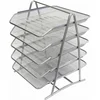 NET predalnik za papir LD01-59-5, petdelni, srebrn