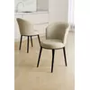 HANAH HOME Set stolica (2 dela) Risa Cream Black