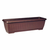 PVC ZUNANJE KORITO JADRAN 80 CM RJAVO S PODSTAVKOM