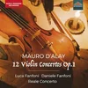 DALAY:12 VIOLIN CONCERTOS OP.1/REALE CONCERTO 2CD