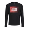 JACK & JONES Majica za dečake 12257361, Crna
