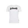 Schott NYC Majica rdeča/črna/bela
