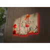 Wallity Set slika sa LED rasvjetom 3PATDACT-4, 3 dijela