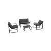 ED Baštenski set 4-delni, čelik i PE 32-393000 OUTLET