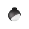 Ideal Lux - Plafonska svetiljka BLOOM 1xE27/42W/230V prečnik 22 cm crna