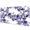 Decormat Namizna podloga Modra cvetje 90x45 cm