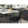 Venture Design Barski stol Polar 43x41,5x105 cm črne barve