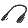 shumee LogiLink USB-C na USB-A kotni adapter 0,2 m OTG 10 Gb/s 15 W USB 3.2 Gen2