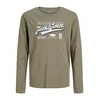 Jack & Jones Junior Majica temno modra/kaki/bela