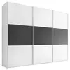 Ormar Sa Kliznim Vratima Includo 298/222/68 cm antracit, bela