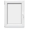 PVC kletno okno TP4000 belo 800 x 1000 x 60 mm levo