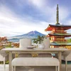 Fototapeta pogled na pagodo Chureito in goro Fuji - 147x99