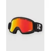 VonZipper Trike Black Satin Kids Goggle wild fire chrome