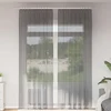 Voile zavjese s petljama 2 kom tamnosive 140x260 cm