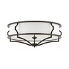 Open Design OR86607 - Plafonsko svetlo STESSO 4xE27/12W/230V prečnik 65 cm braon