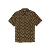 QUIKSILVER Funkcionalna srajca Apero Classic sepija/rumena/črna