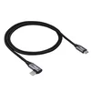 Akyga USB tip C/USB tip C kotni kabel 1 m AK-USB-54 60W pleten