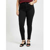 Sinsay - Skinny farmerke sa visokim strukom Plus size - crno