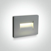 UGRADBENA SVJETILJKA LED/3,6W/3000K/85lm/44°/240V IP65 SIVA