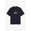 FRED PERRY GRAPHIC MAJICA NAVY